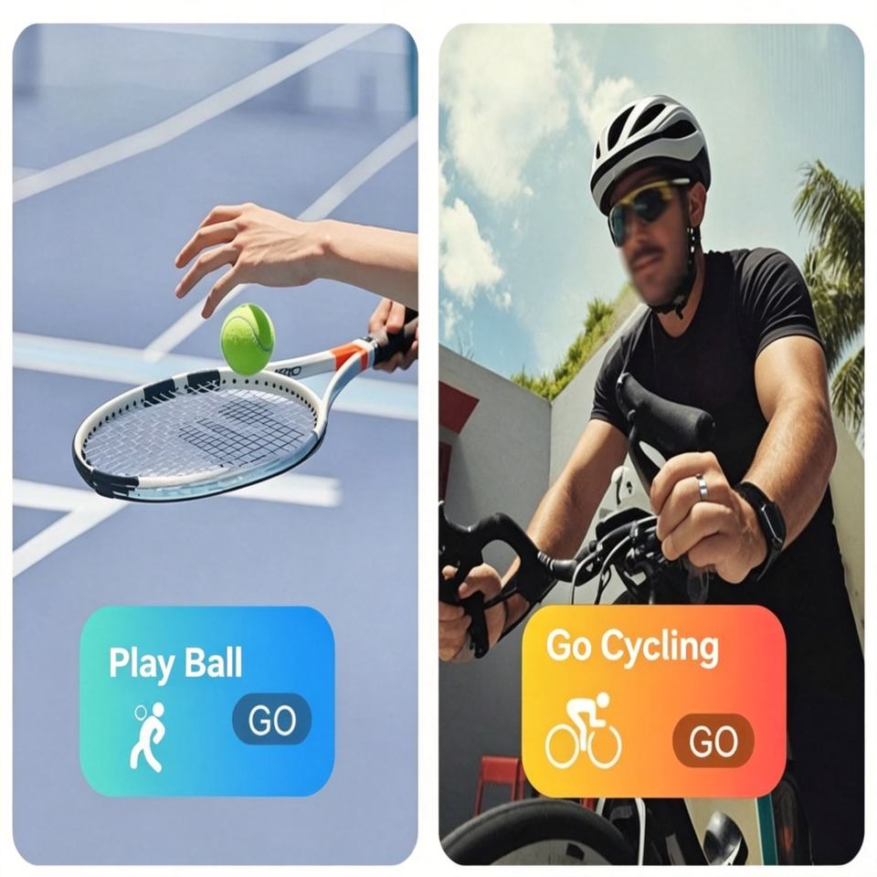 Smart Ring with LED Display — Heart Rate, SpO2, Sleep & Fitness Tracker