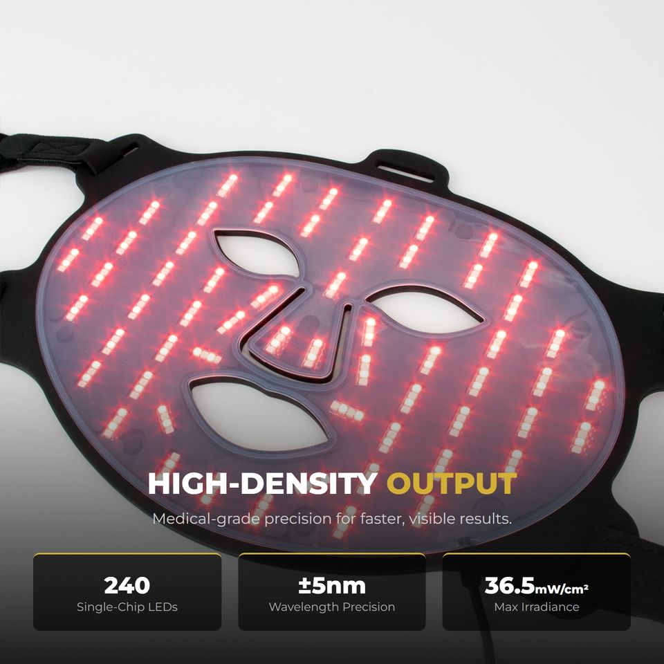 4-Color LED Light Beauty Mask — Red & Near-Infrared Skincare Device