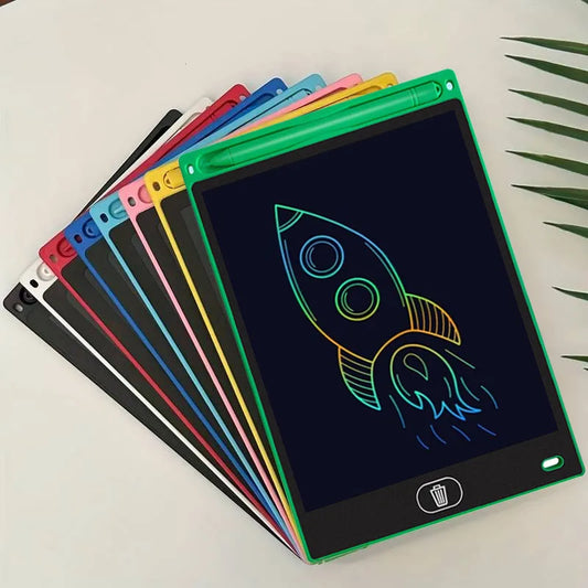 Kids LCD Drawing Tablet 8.5" — Colorful Erasable Doodle Board