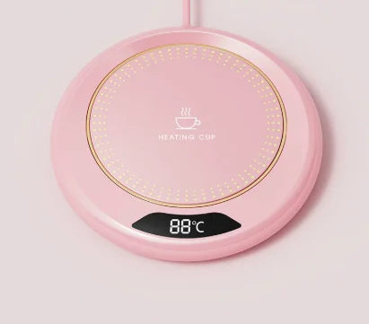 USB Mug Warmer Coaster — 3 Heat Settings, Keeps Coffee & Tea Warm